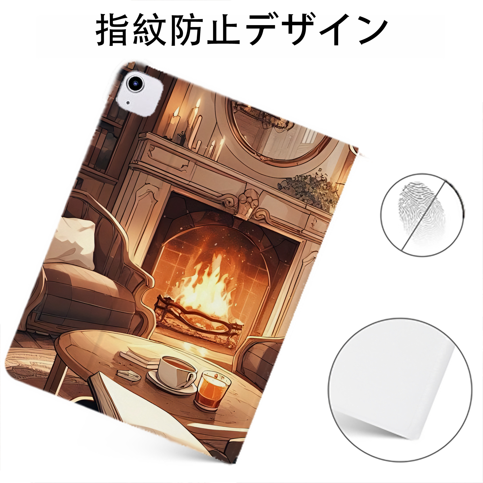 （画像用） Harry Potter ハリー・ポッターシリーズ IPadケース ペンホルダー付き ブックスタイルデザイン